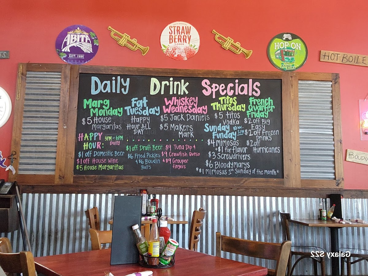 Cajun Steamer Bar & Grill Menu-1