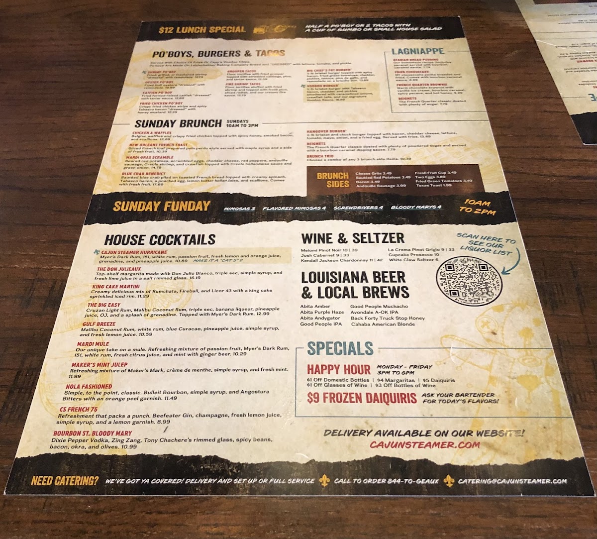 Cajun Steamer Bar & Grill Menu-6