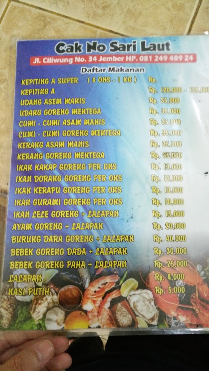 Menu Cak No Sea Food-4