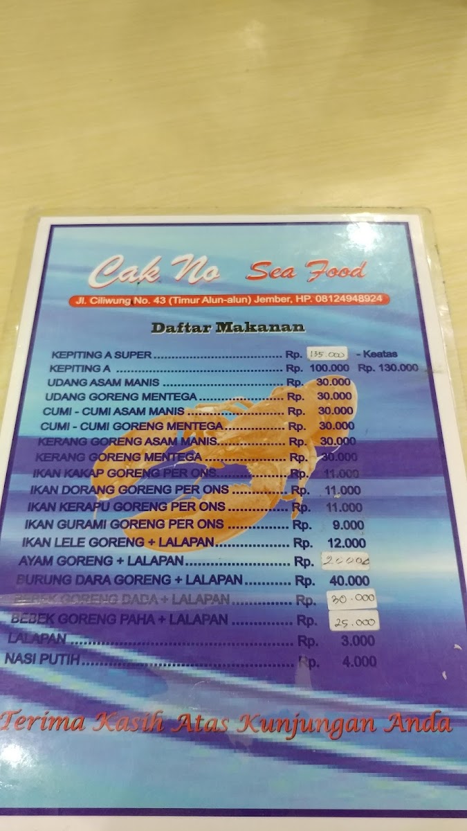 Menu Cak No Sea Food-9