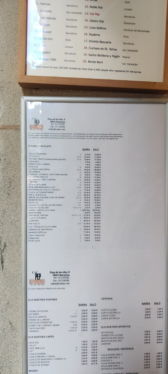 Menu Cal Pep-5