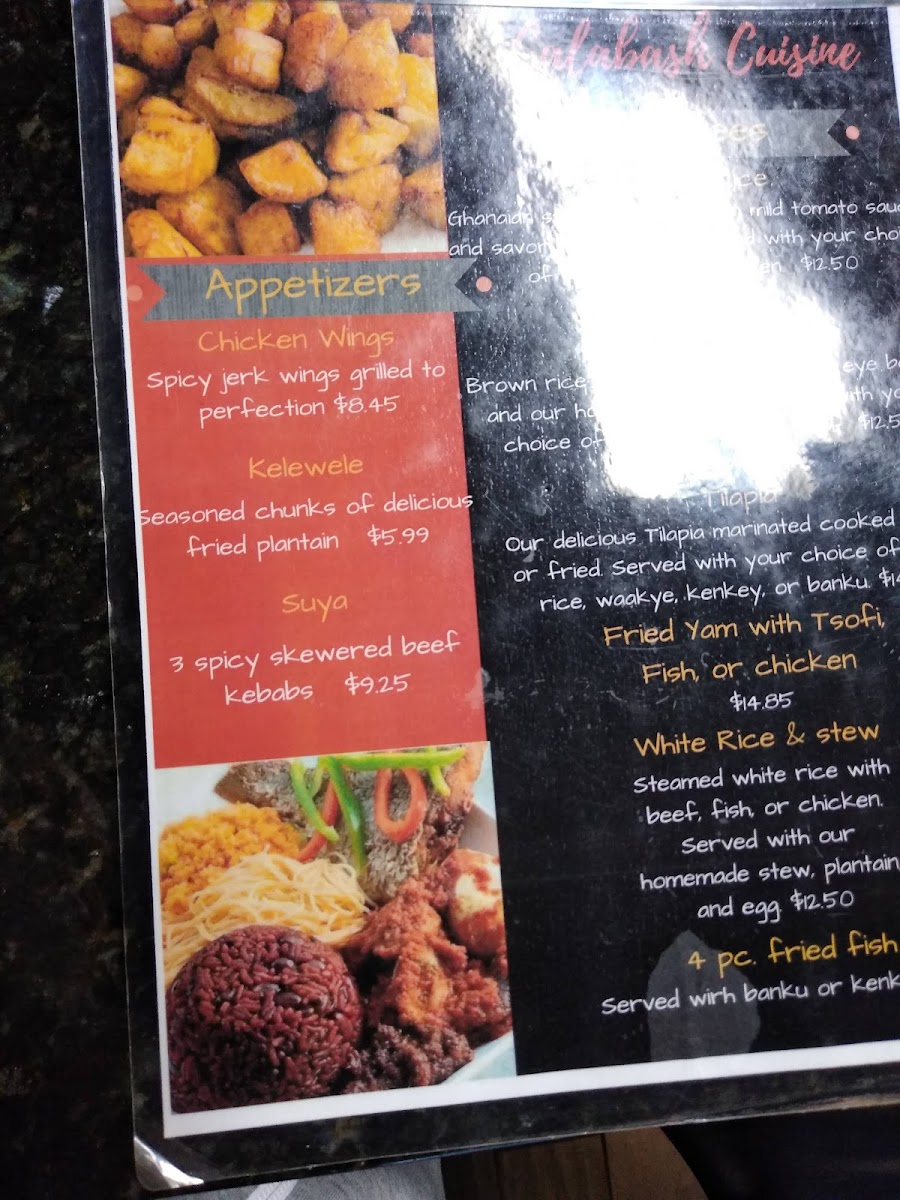 Menu Calabash African Cuisine & Bar-4
