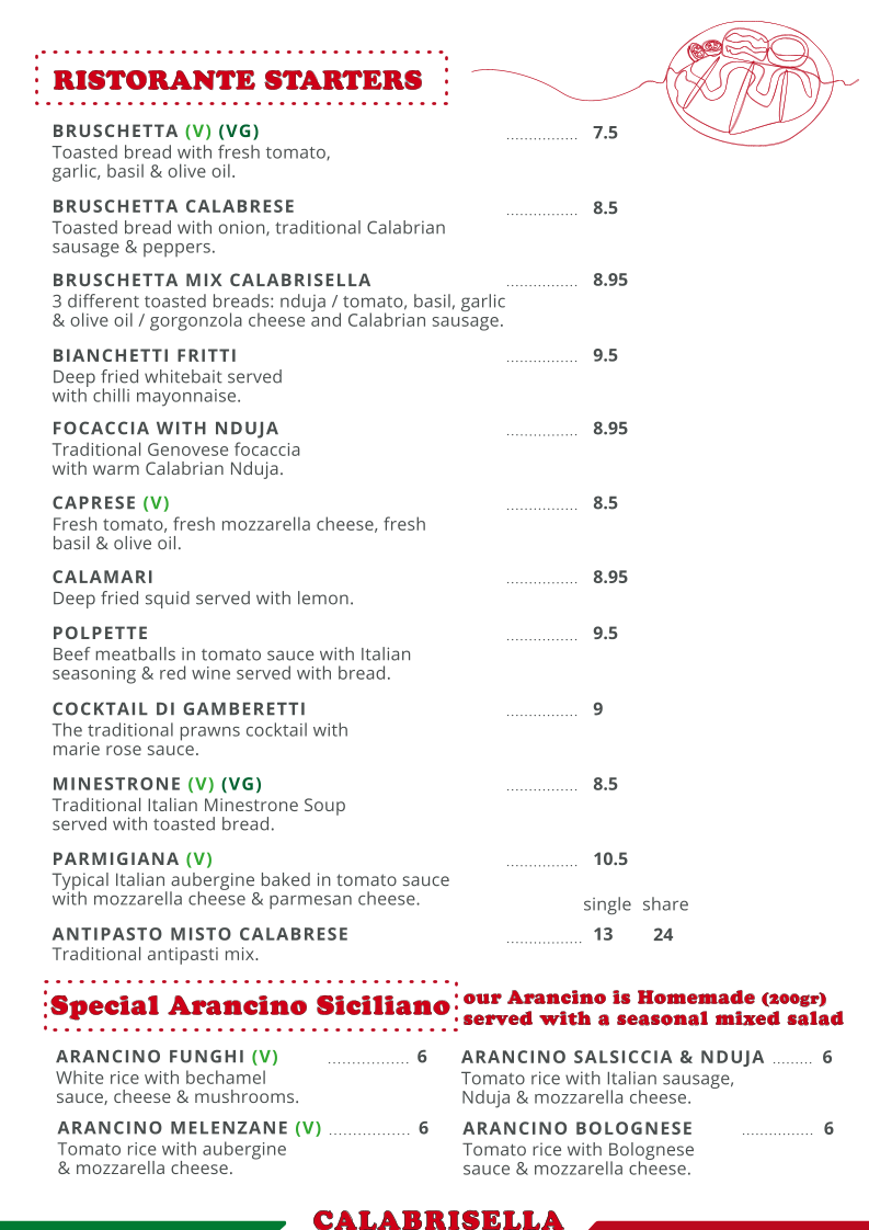 Menu Calabrisella Cathays-5