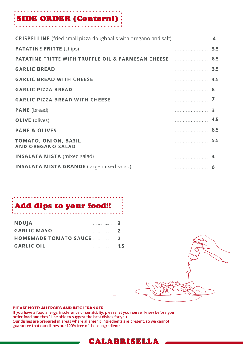 Menu Calabrisella Cathays-6