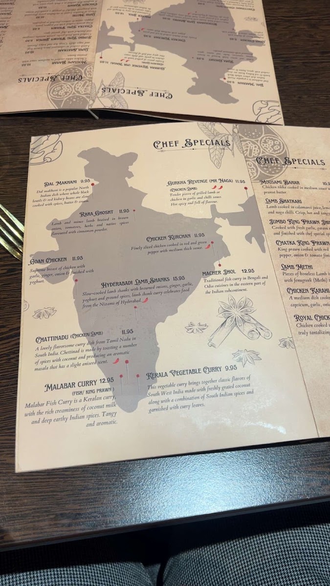 Menu Calcutta 16-7