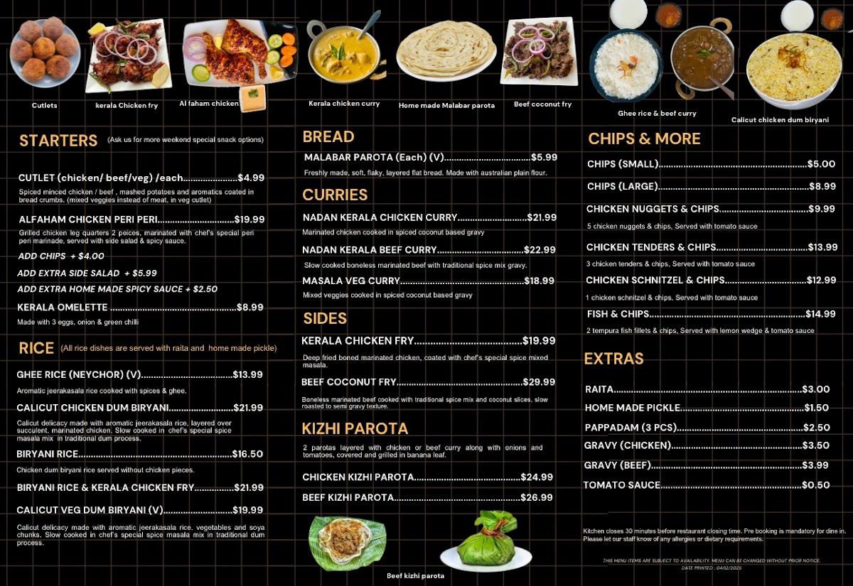 Menu Calicut Cafe & Biryanis-2