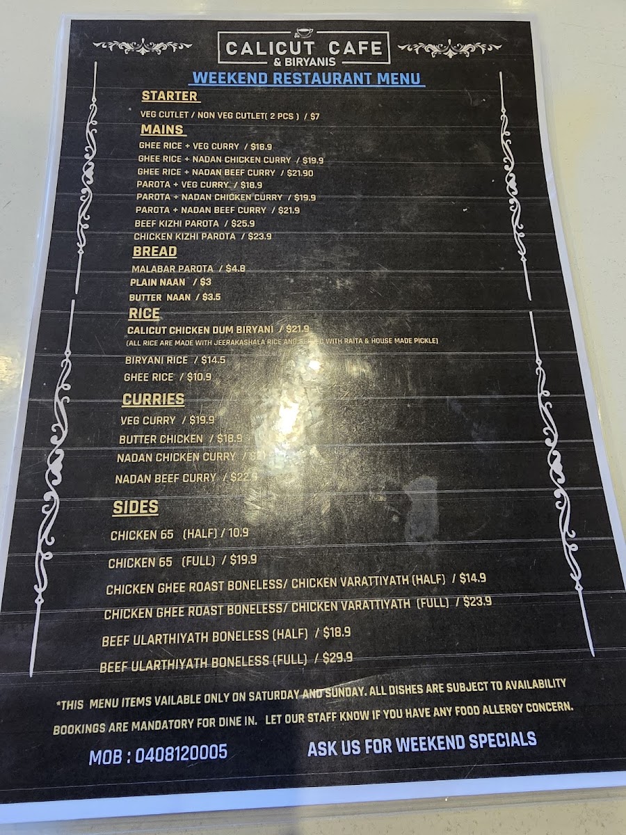 Menu Calicut Cafe & Biryanis-9