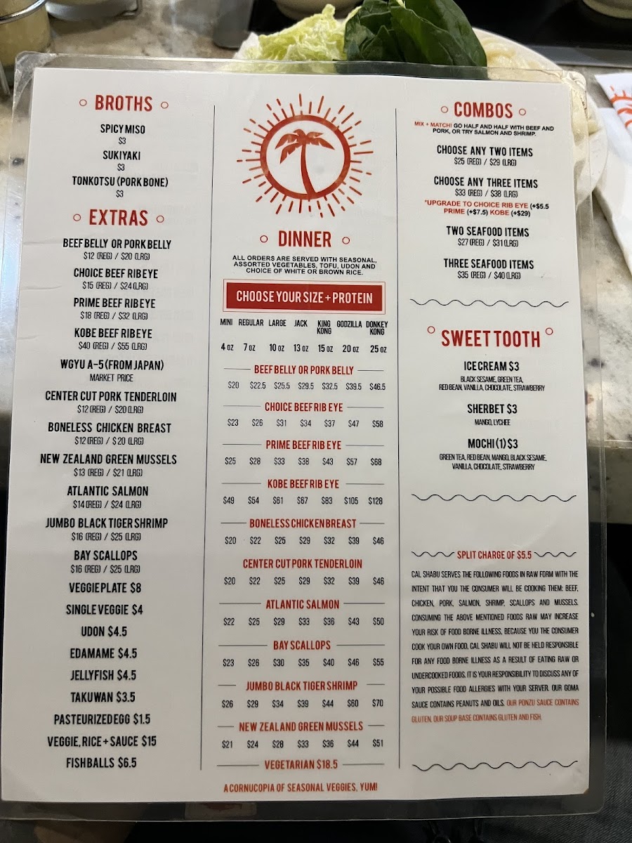 Menu California Shabu Shabu-2
