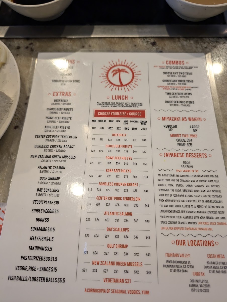 Menu California Shabu Shabu-3