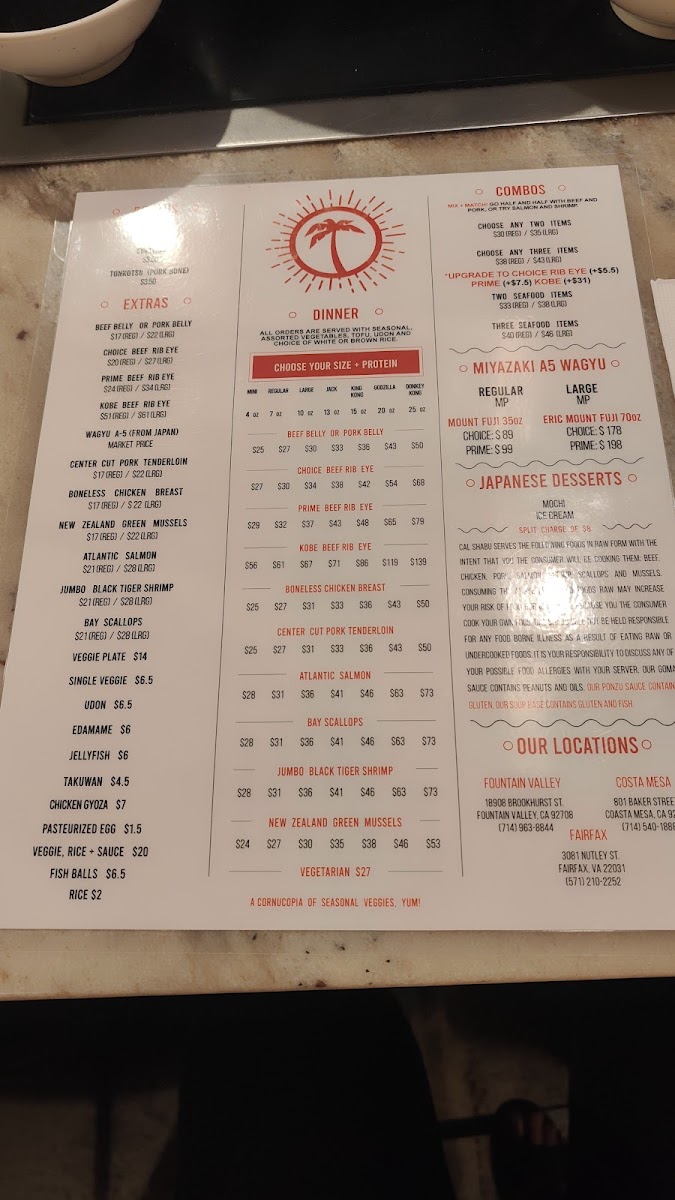 Menu California Shabu Shabu-4