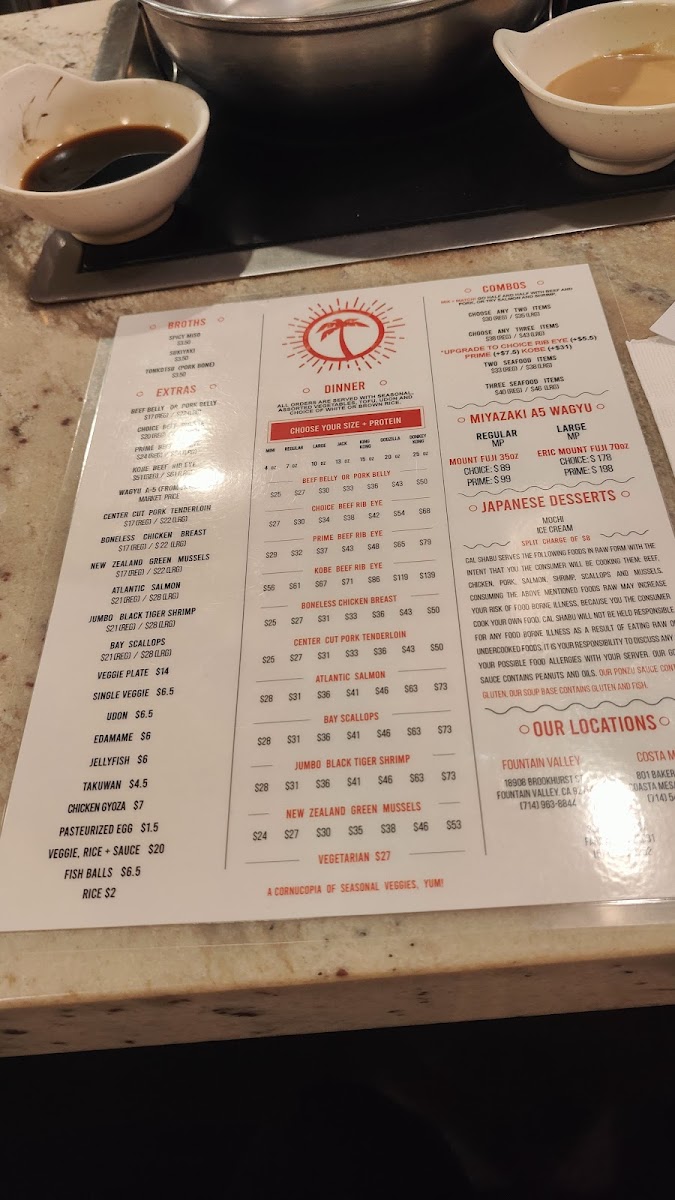 Menu California Shabu Shabu-7