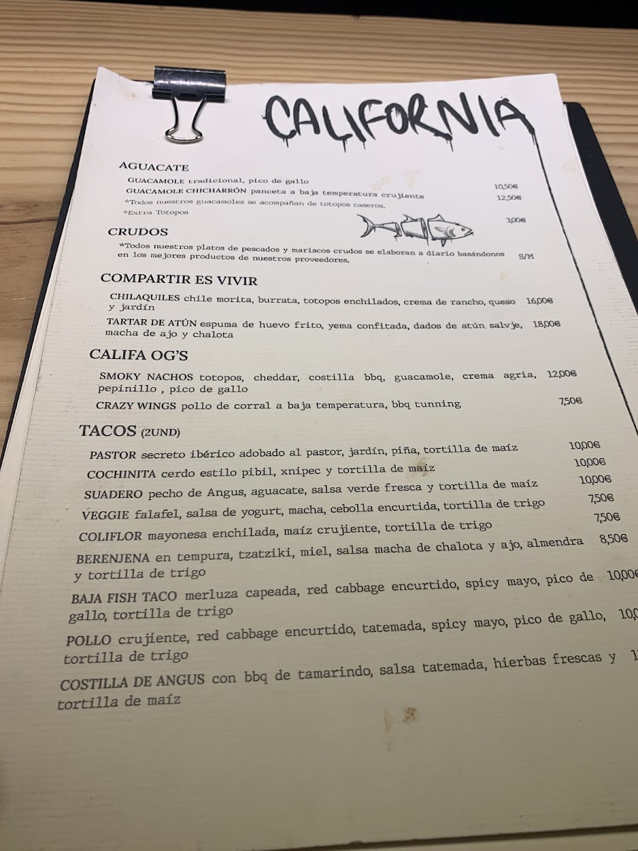 Menu California Street Food-9