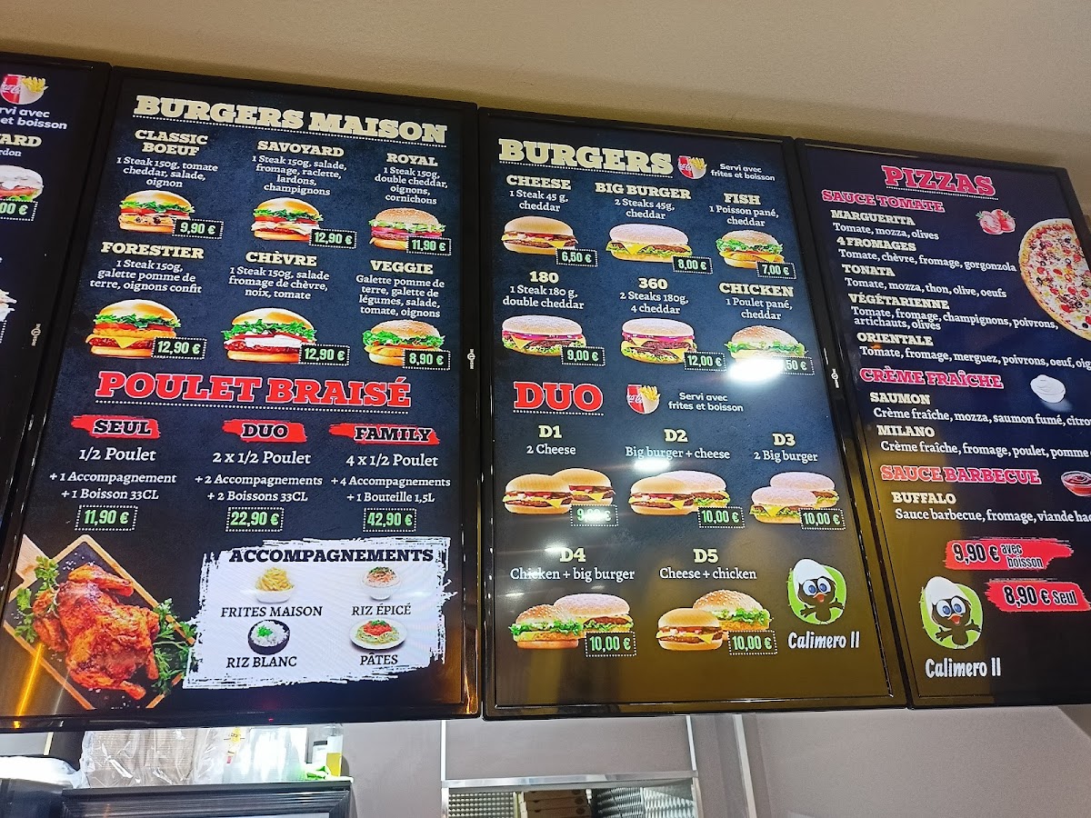 Menu Calimero Ii-1