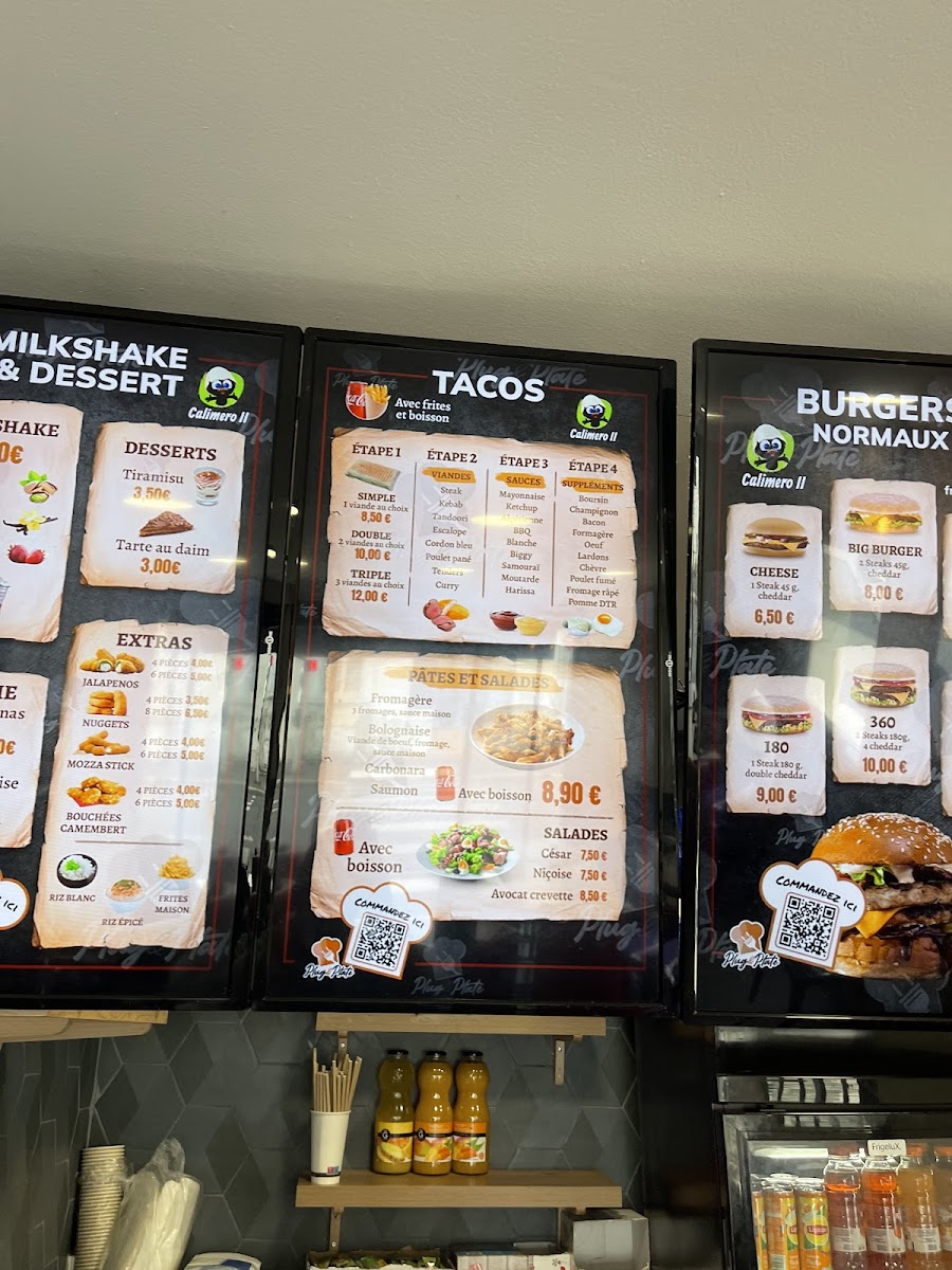 Menu Calimero Ii-7