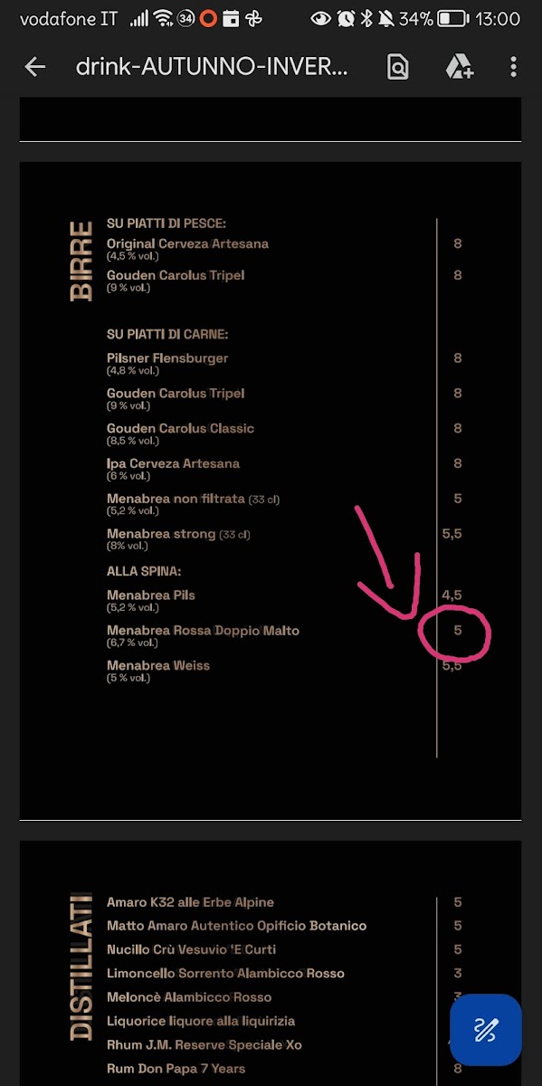 Menu Cambia-Menti Di Ciccio Vitiello-1