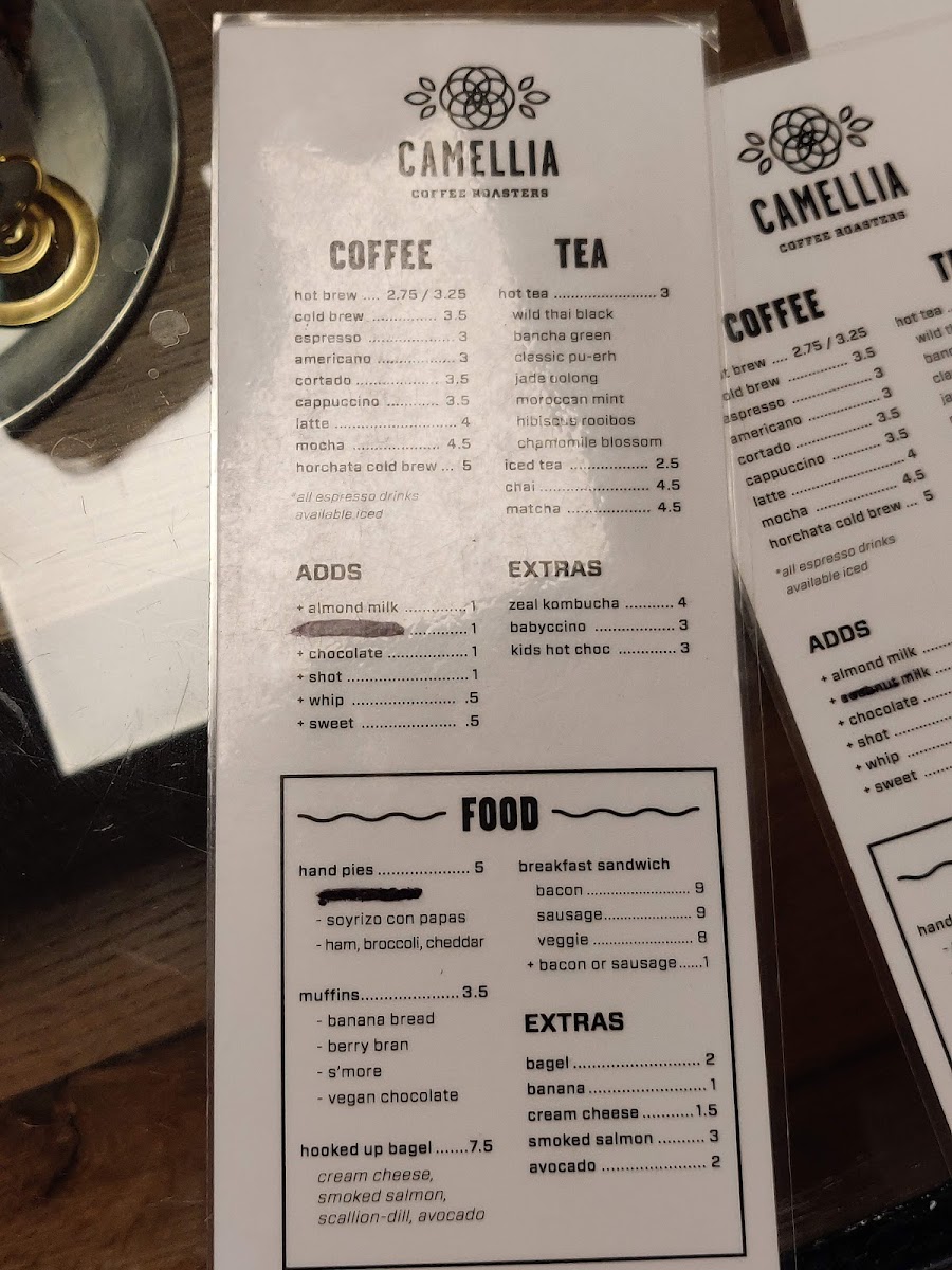 Menu Camellia Coffee Roasters-10