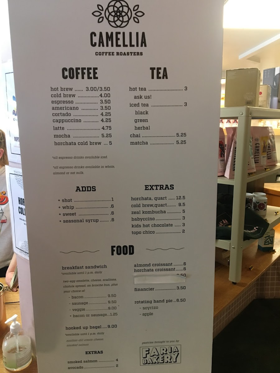 Menu Camellia Coffee Roasters-6