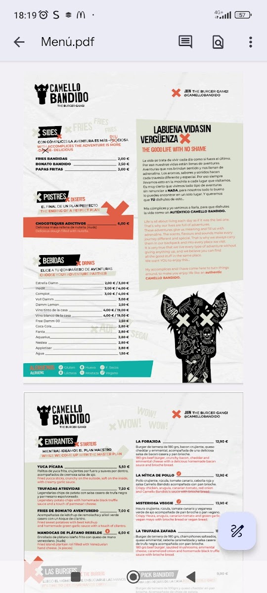 Menu Camello Bandido-5