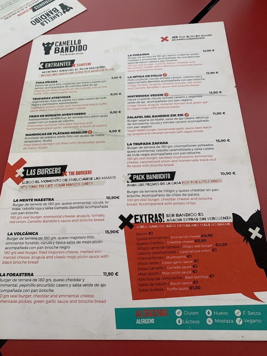 Menu Camello Bandido-7