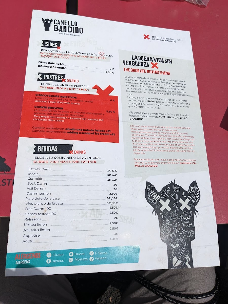 Menu Camello Bandido-8