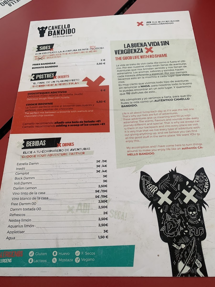 Menu Camello Bandido-9