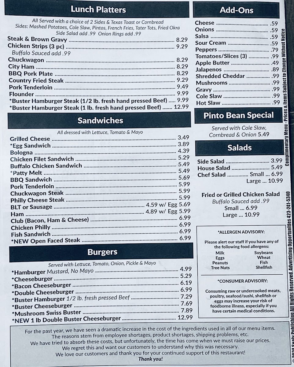 Menu Cameron's-2