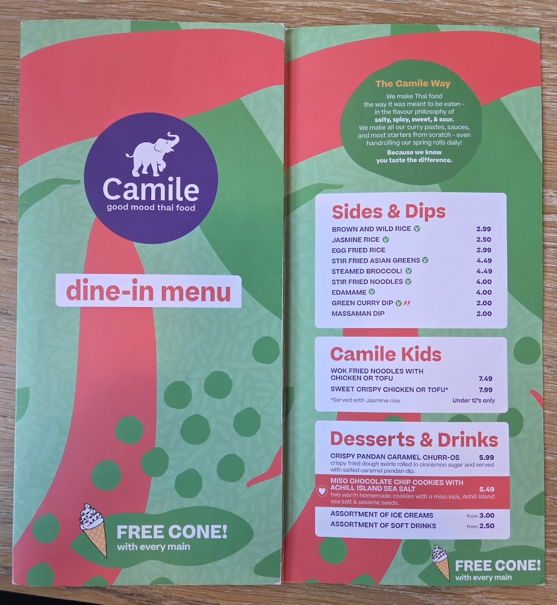 Menu Camile Limerick-1