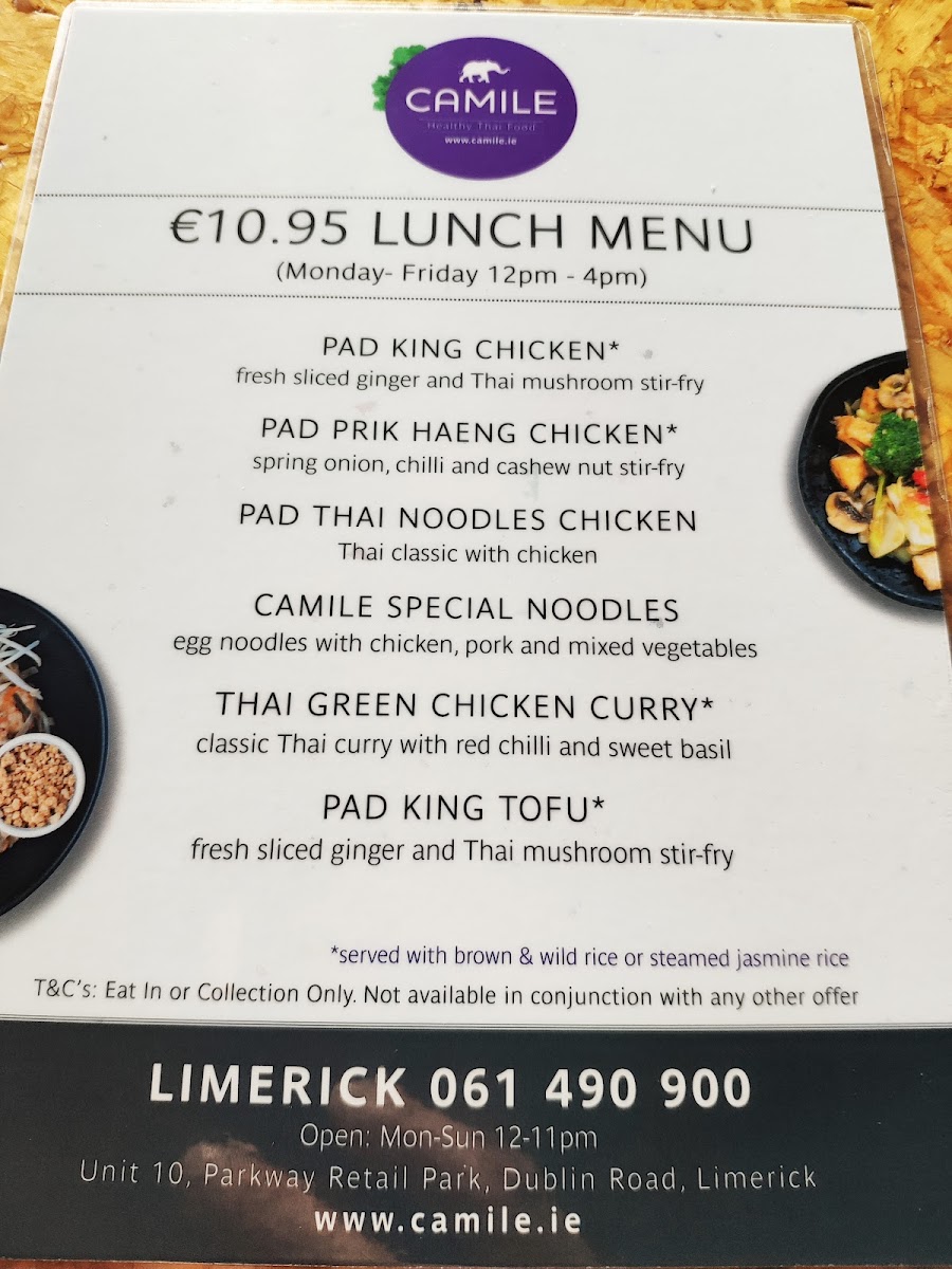 Menu Camile Limerick-9