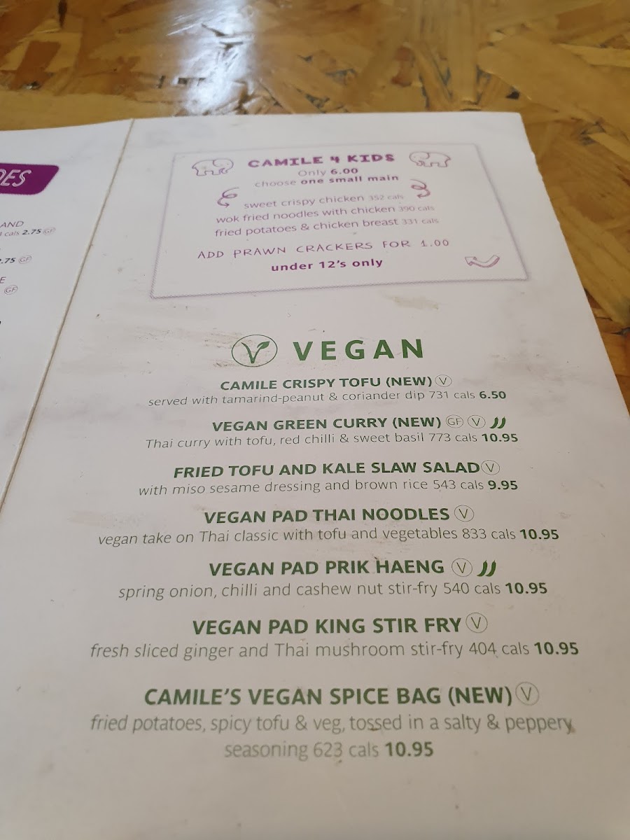 Menu Camile Lisburn Road-4