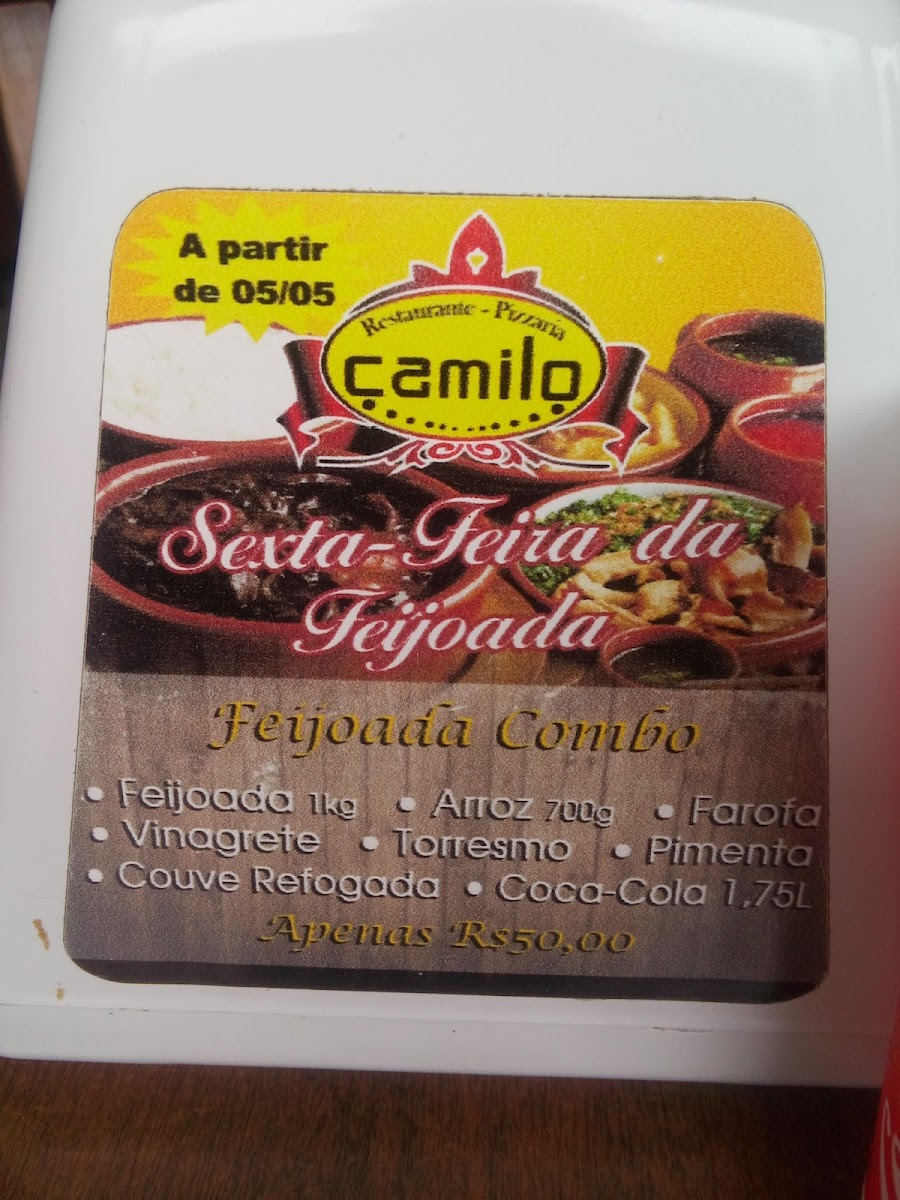 Menu Camilo Restaurante E Pizzaria-1