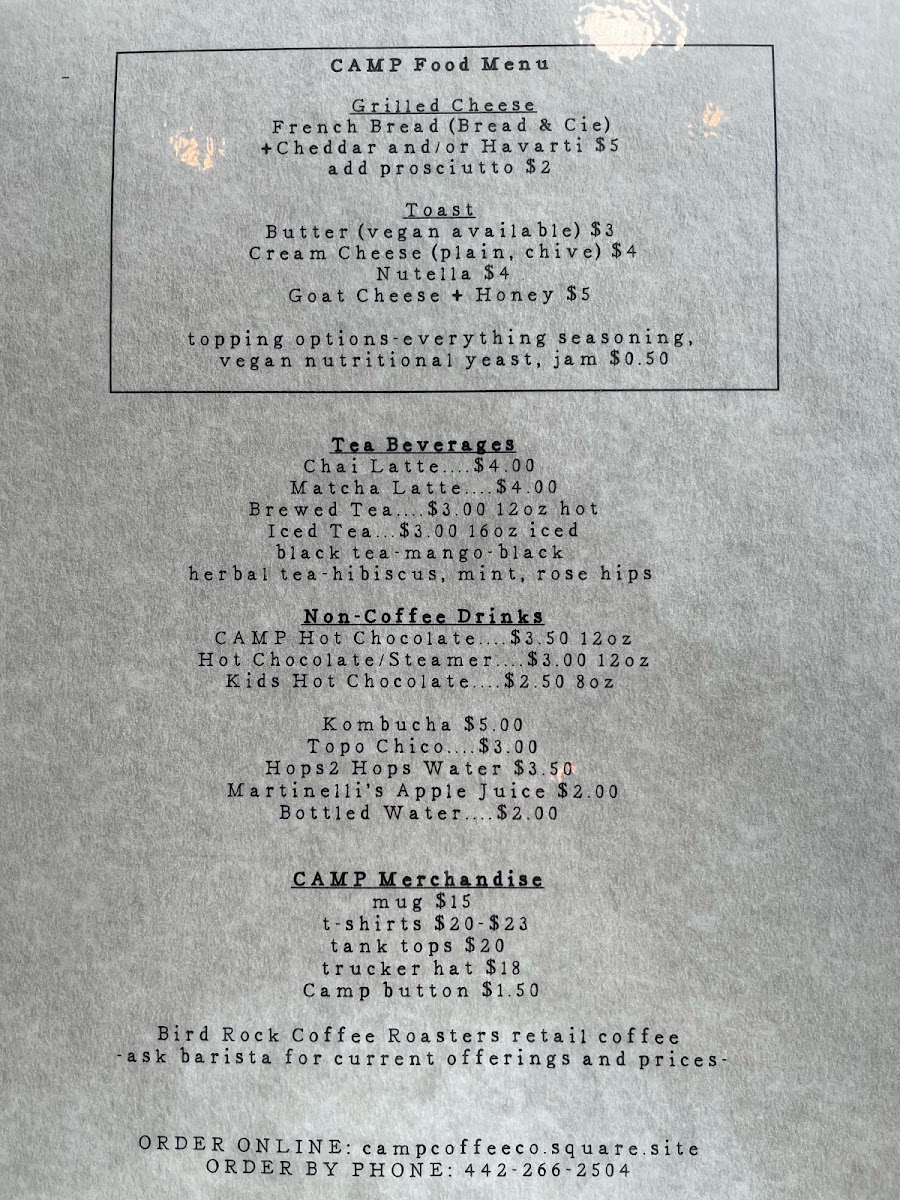Menu Camp Coffee Company-3