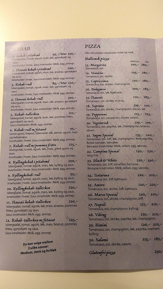 Menu Campino Søgne-1