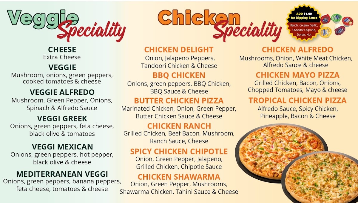 Menu Canadian Pizza Unlimited & Donair-2
