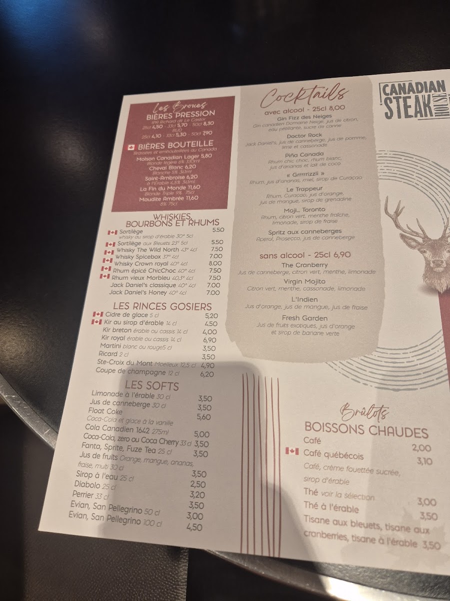 Menu Canadian Steak House-1