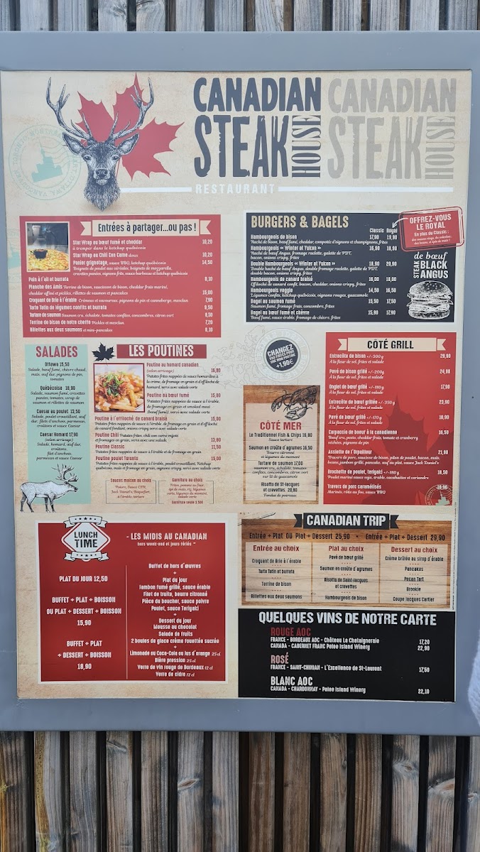 Menu Canadian Steak House-8