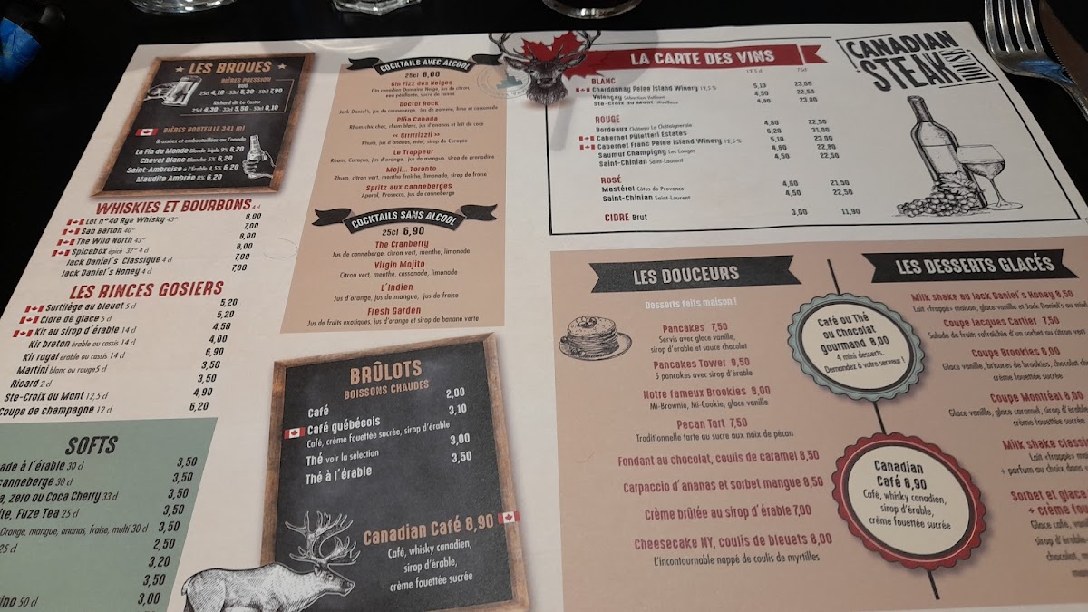 Menu Canadian Steak House-9
