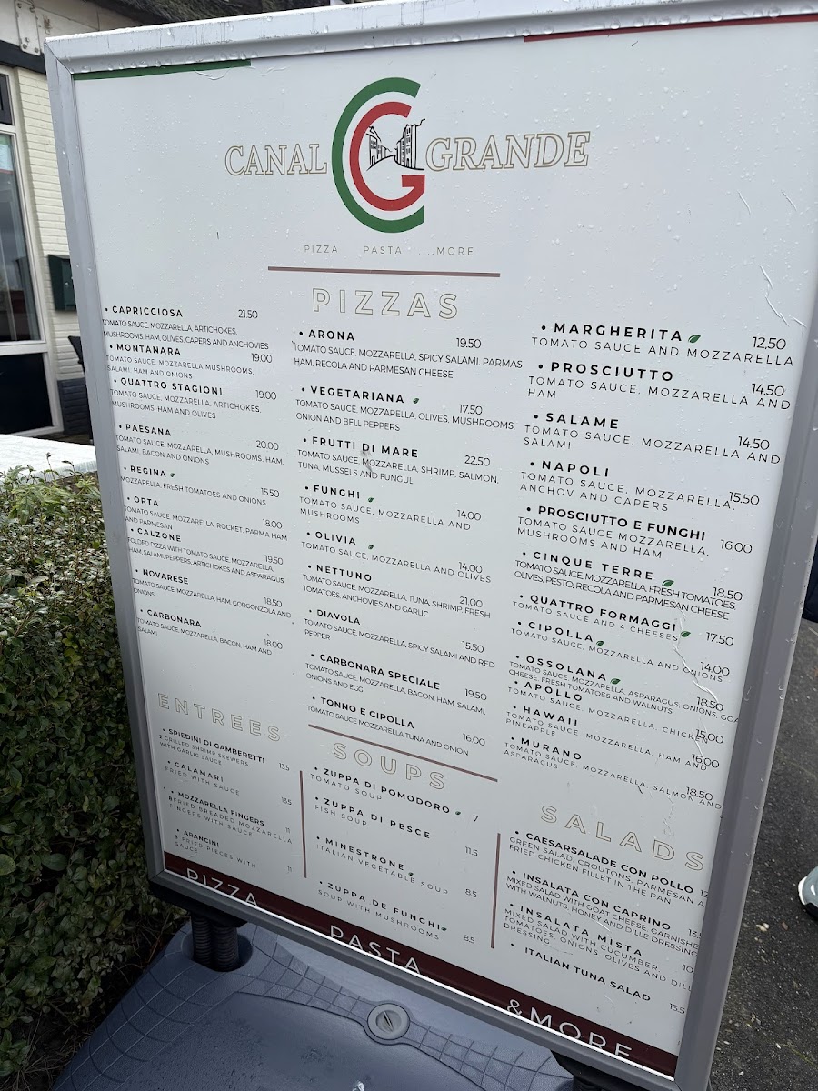 Menu Canal Grande-1