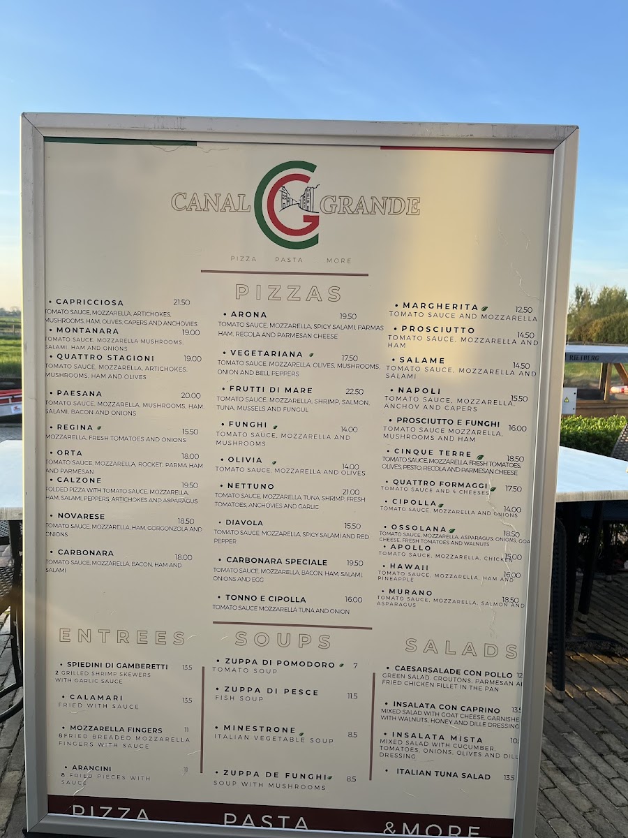 Menu Canal Grande-2