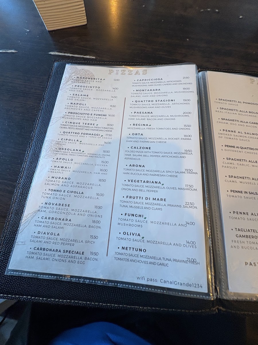 Menu Canal Grande-6