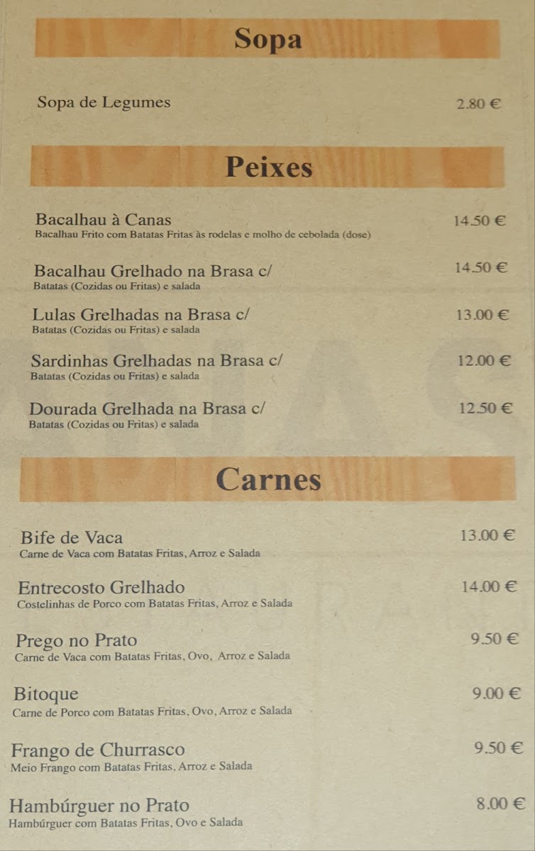 Menu Canas Iii-3