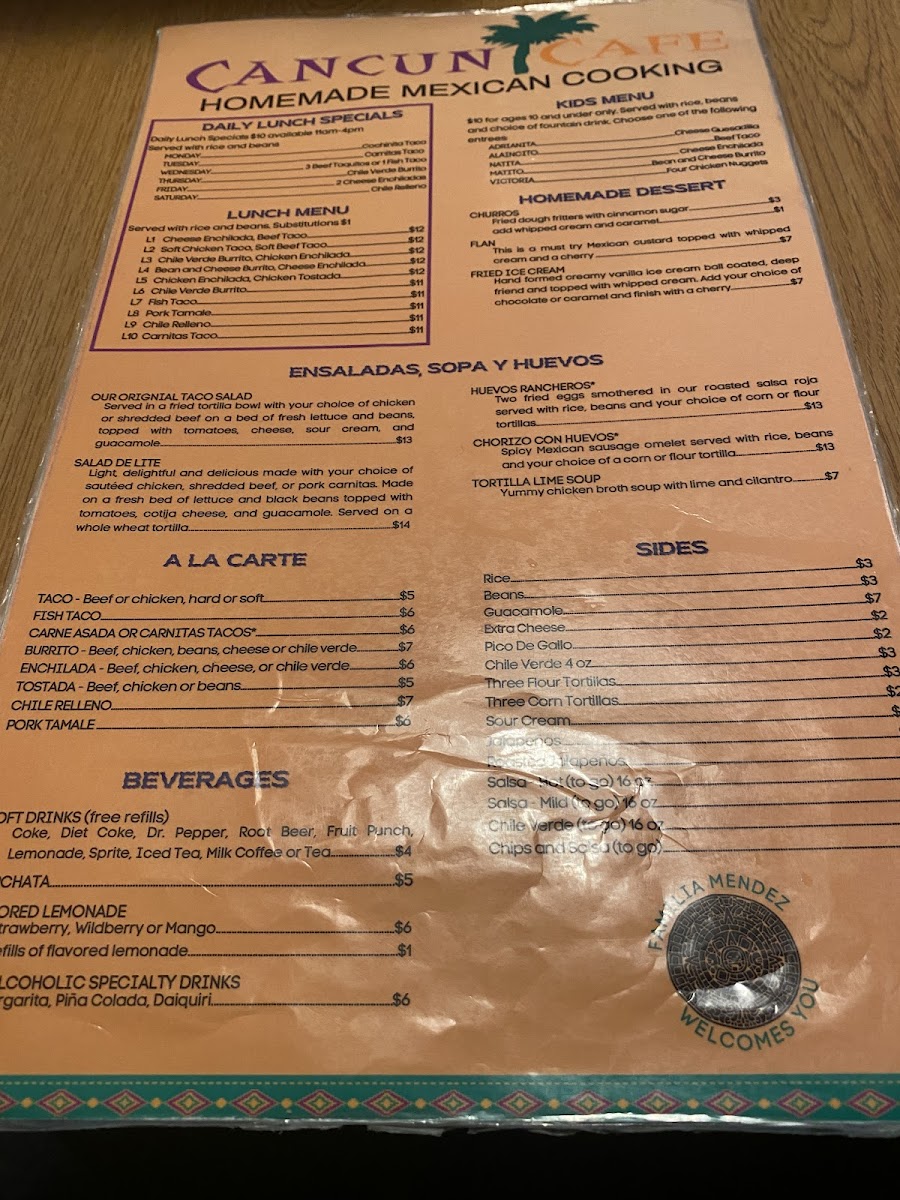 Menu Cancun Cafe-2