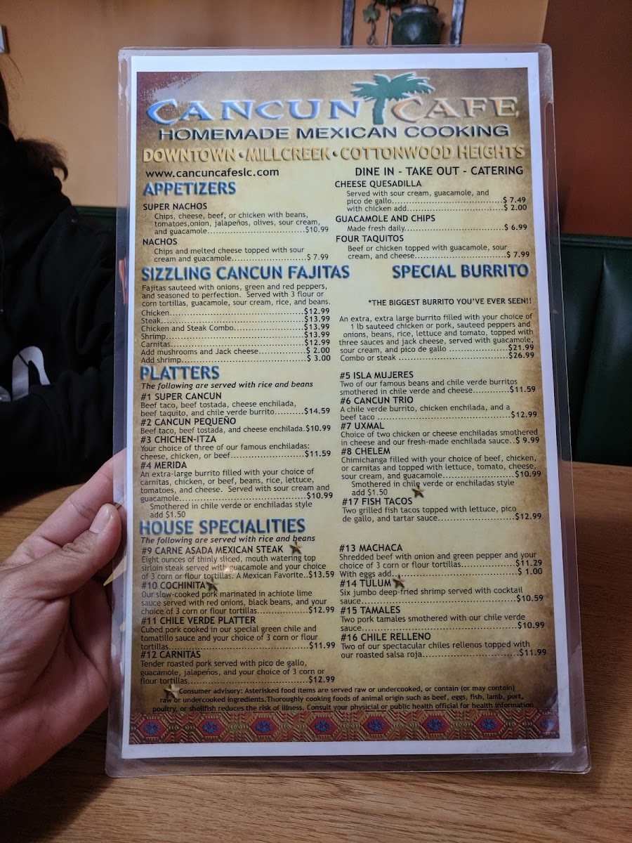 Menu Cancun Cafe-7
