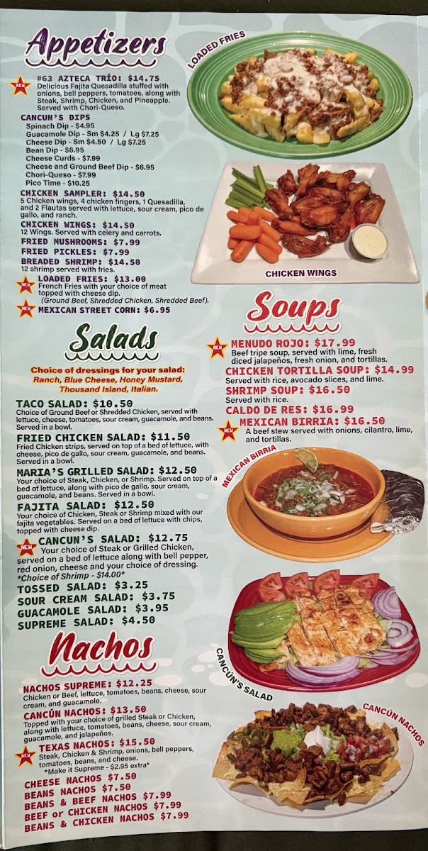 Menu Cancun's Mexican Grill-2