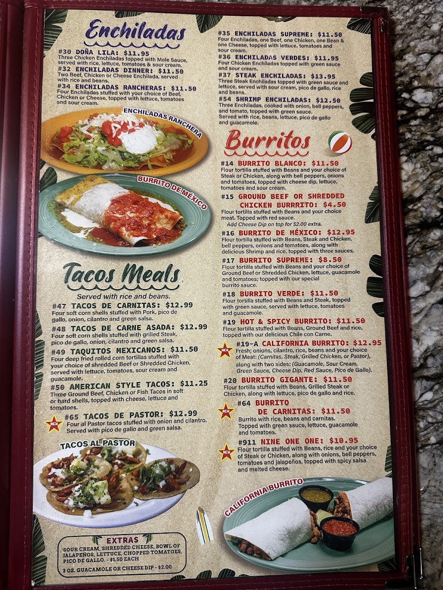 Menu Cancun's Mexican Grill-4