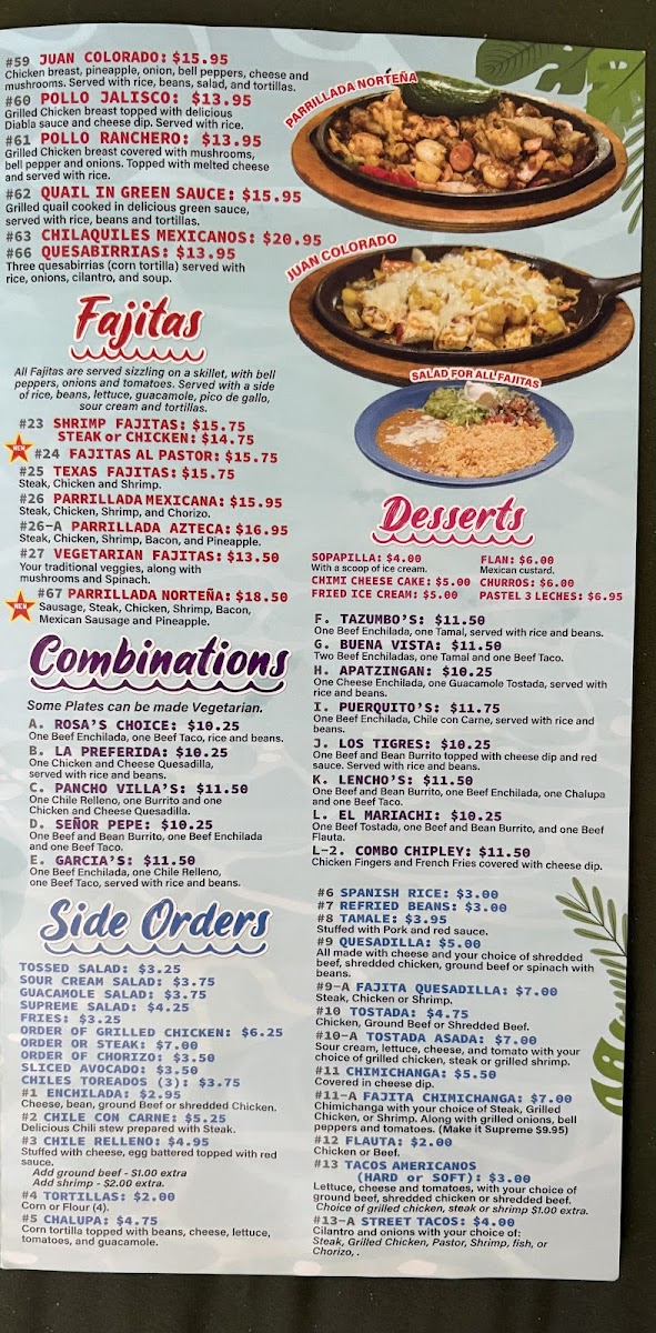 Menu Cancun's Mexican Grill-5