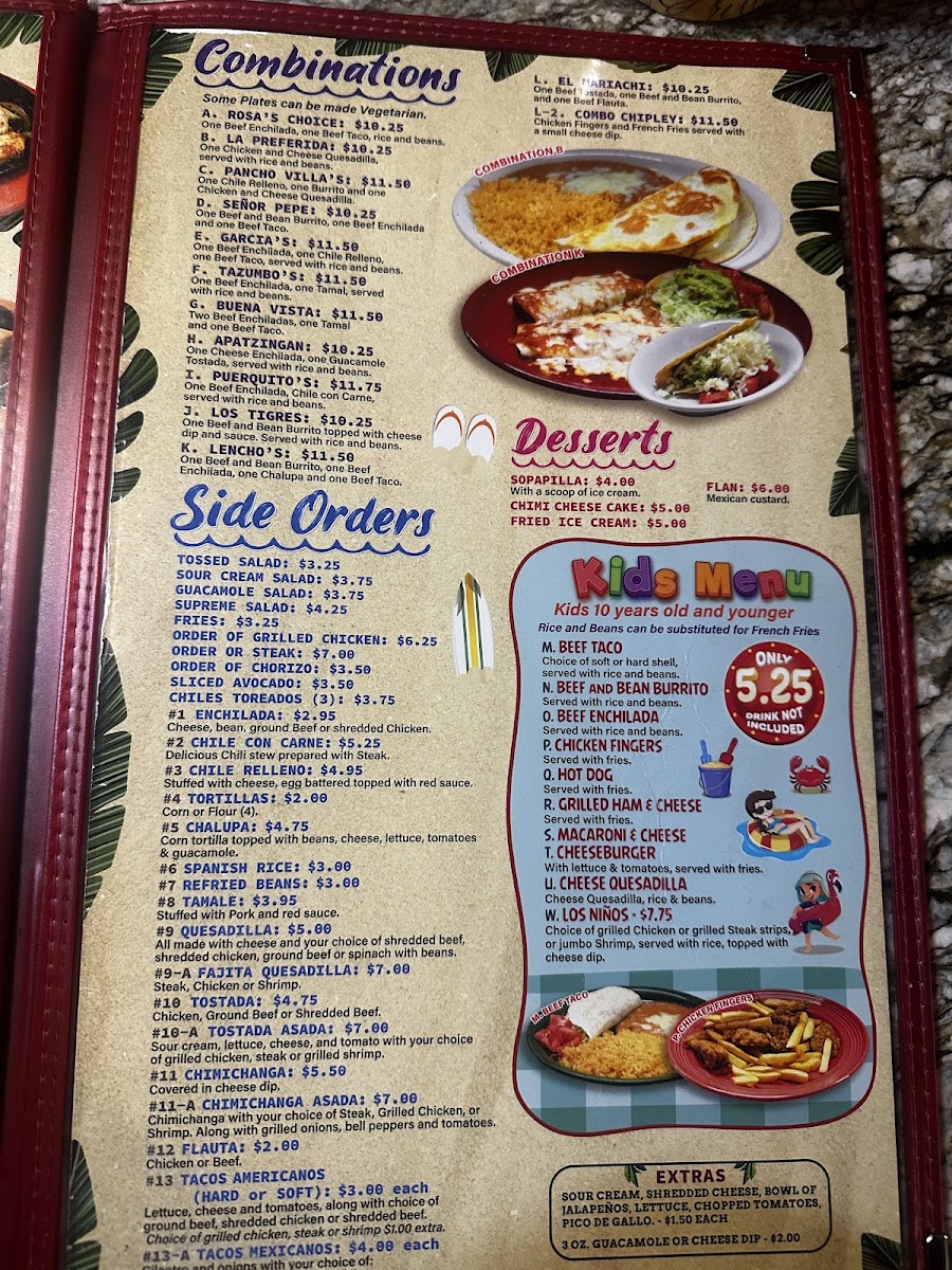 Menu Cancun's Mexican Grill-7