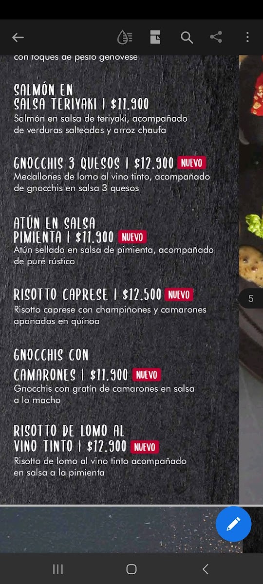 Menu Candela Bistró-3