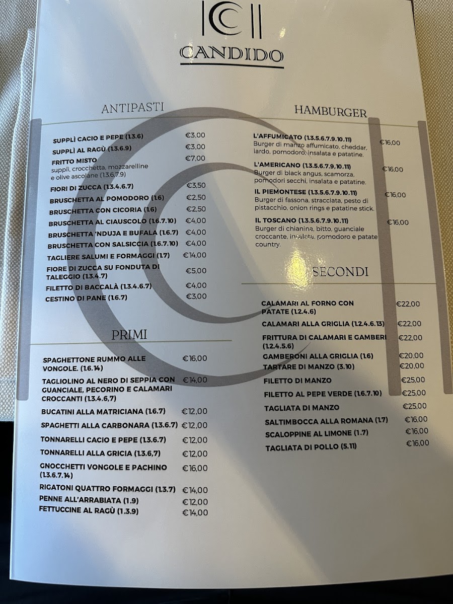 Menu Candido Ristorante Pizzeria-7