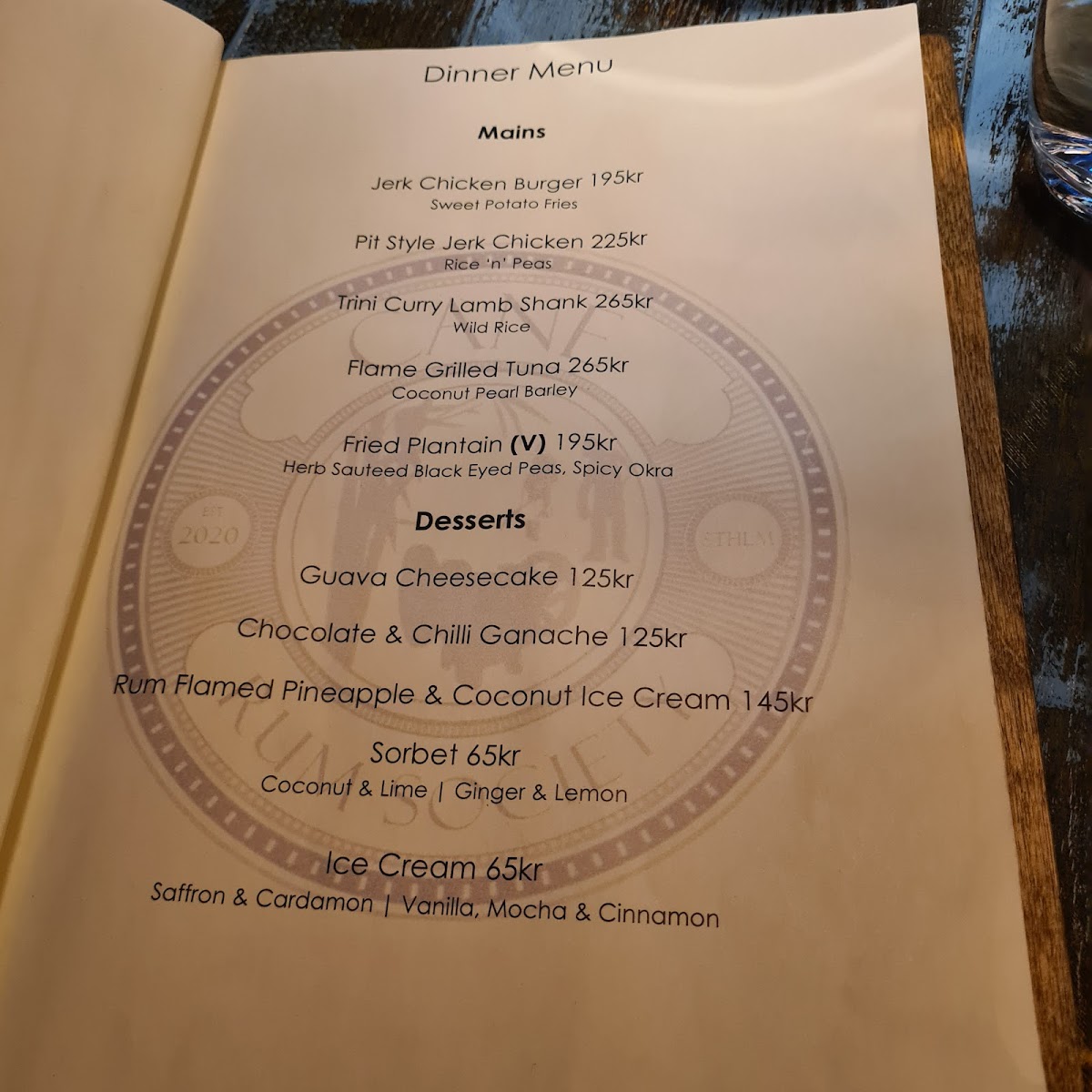 Menu Cane Rum Society-5