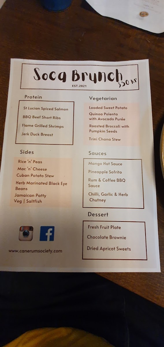 Menu Cane Rum Society-8